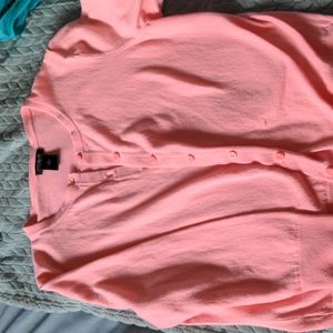 Ann Taylor pink cardigan
